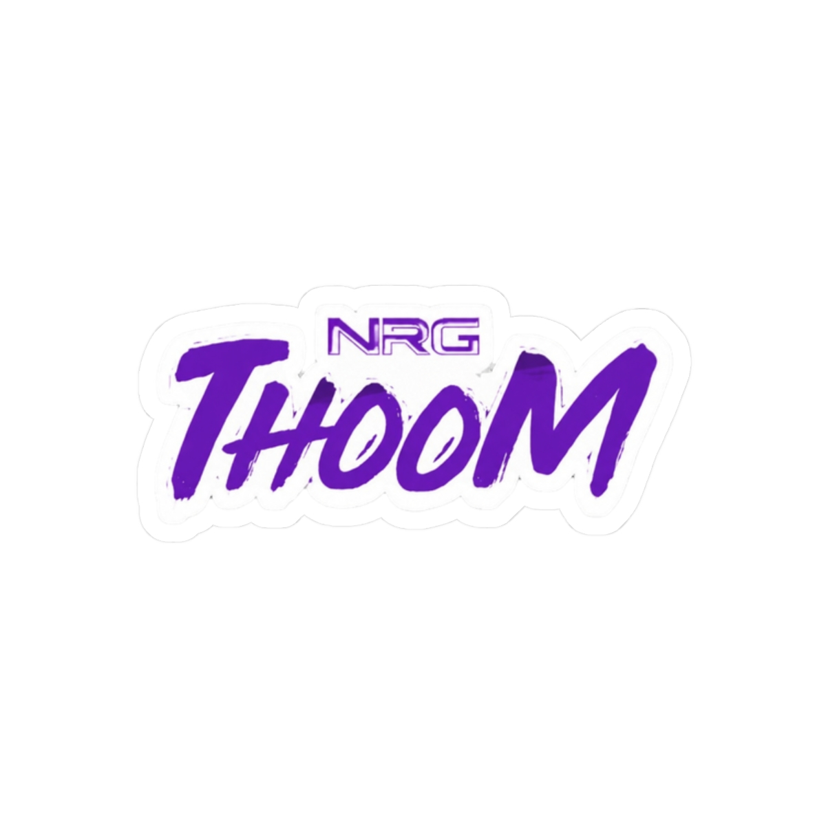 NRG Thoom Sticker | Cute Cheeky Energy Character Vinyl Decal - alternate angle 3, merchandise