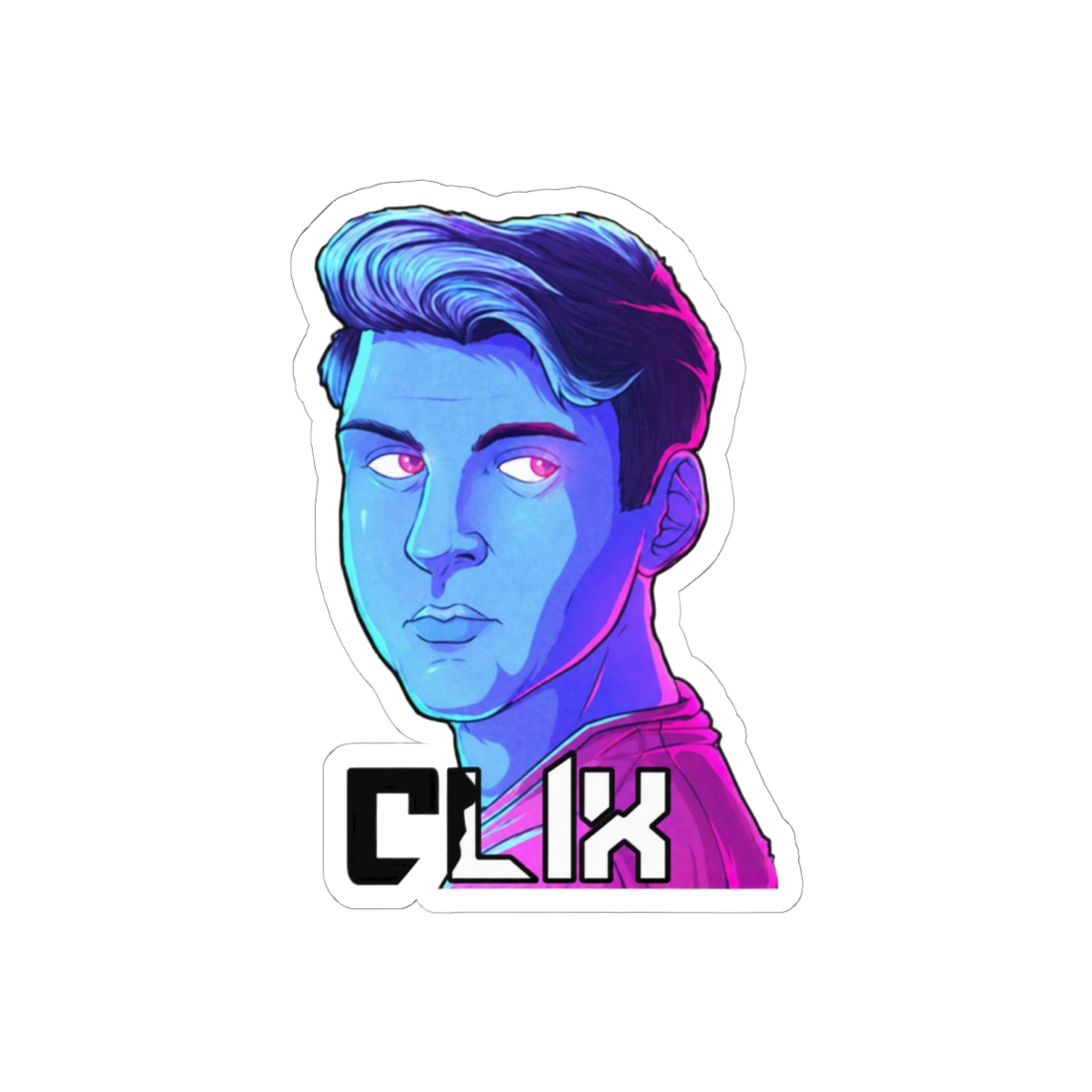 Clix Playful Sticker | Cute Vinyl Decal - Official stickers merchandise