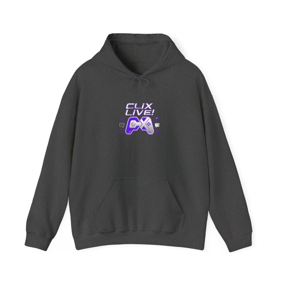 Clix Initials Hoodie 2 - alternate angle 5, merchandise