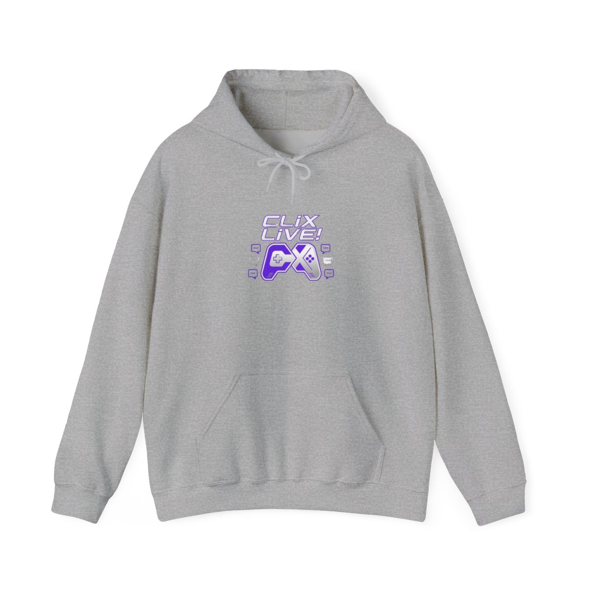 Clix Initials Hoodie 2 - alternate angle 4, merchandise