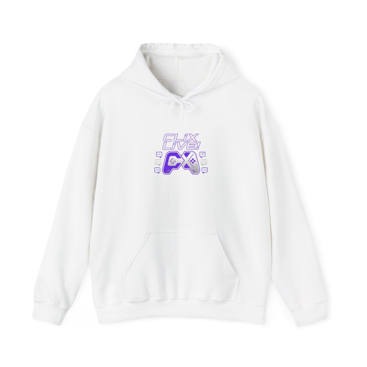 Clix Initials Hoodie 2 - alternate angle 2, merchandise