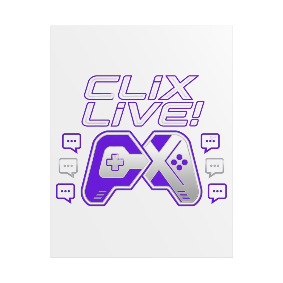 Clix "s initials " Poster - alternate angle 1, merchandise