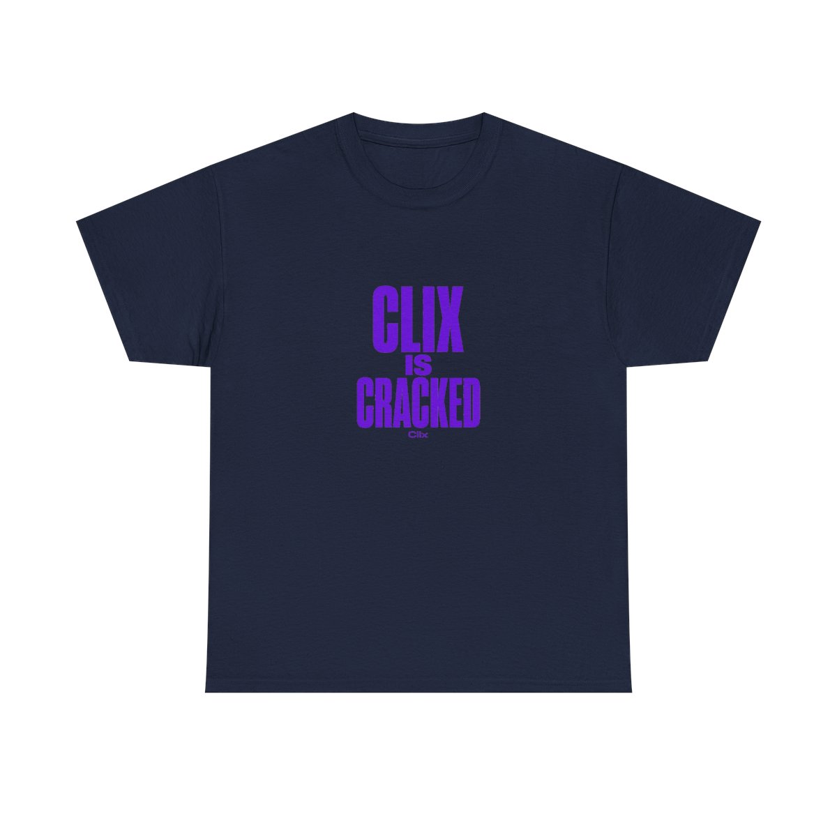 Clix "Clix is Cracked" Unisex Tee - alternate angle 5, merchandise