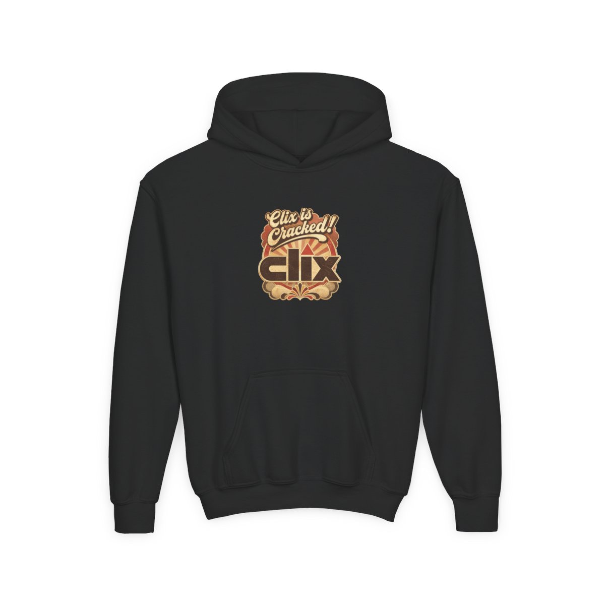 Clix "Clix is Cracked!" Kids Hoodie — official Clix Hoodies