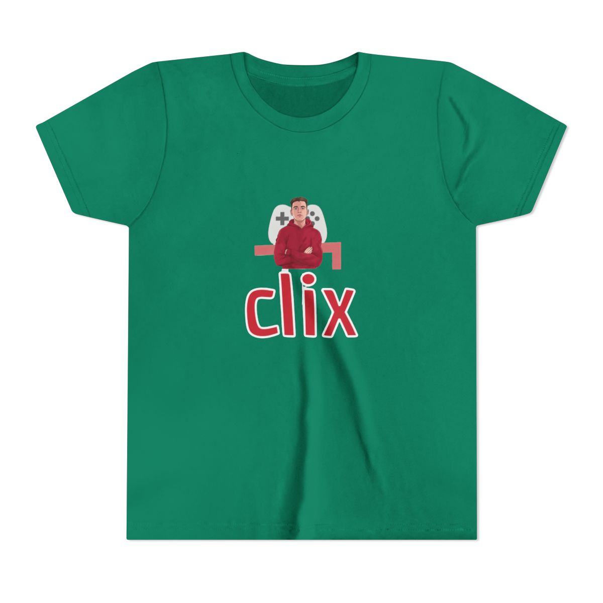 Clix Best Selling Kids T Shirt - Collector Strategist Game Night Badge - alternate angle 2, merchandise