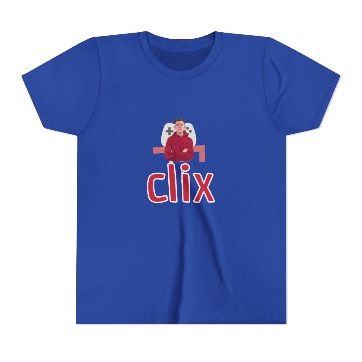 Clix Best Selling Kids T Shirt - Collector Strategist Game Night Badge - alternate angle 4, merchandise