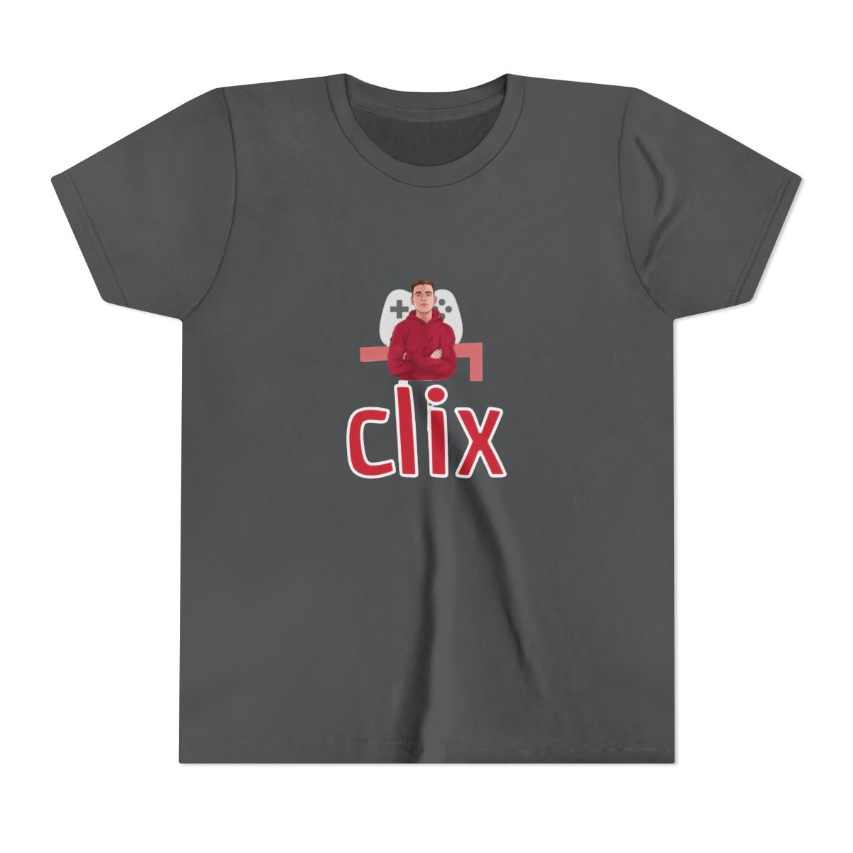 Clix Best Selling Kids T Shirt - Collector Strategist Game Night Badge - alternate angle 5, merchandise